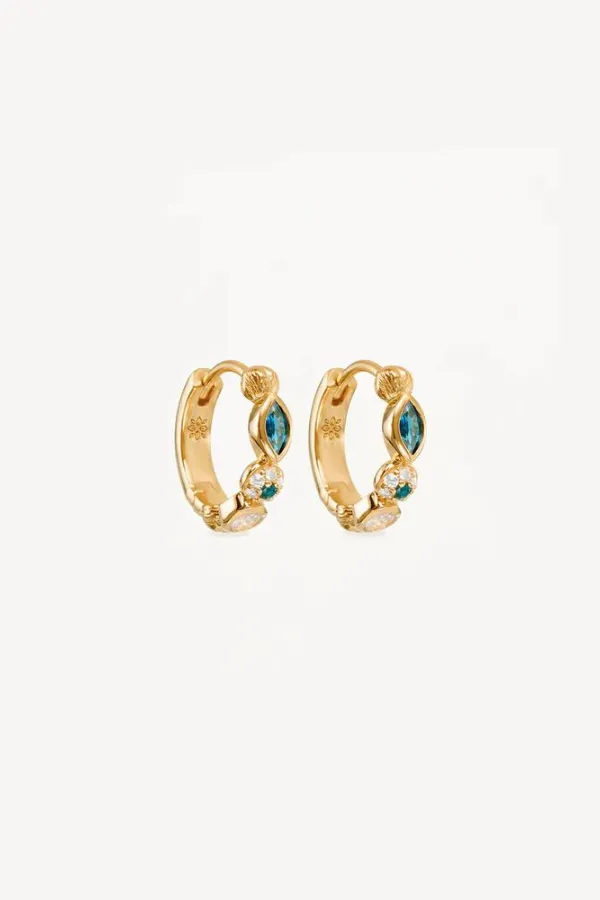 18k Gold Vermeil Protection Of Eye Hoops