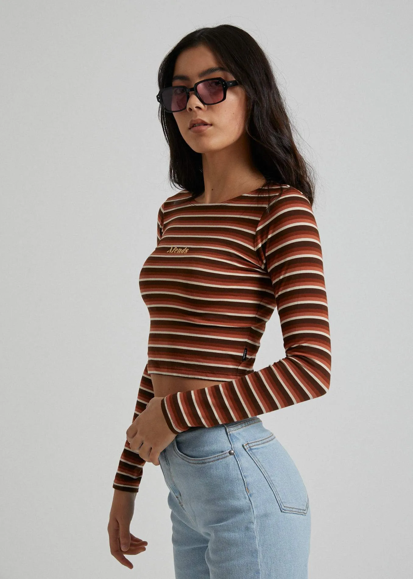 Afends Womens Golden Years - Long Sleeve Tee