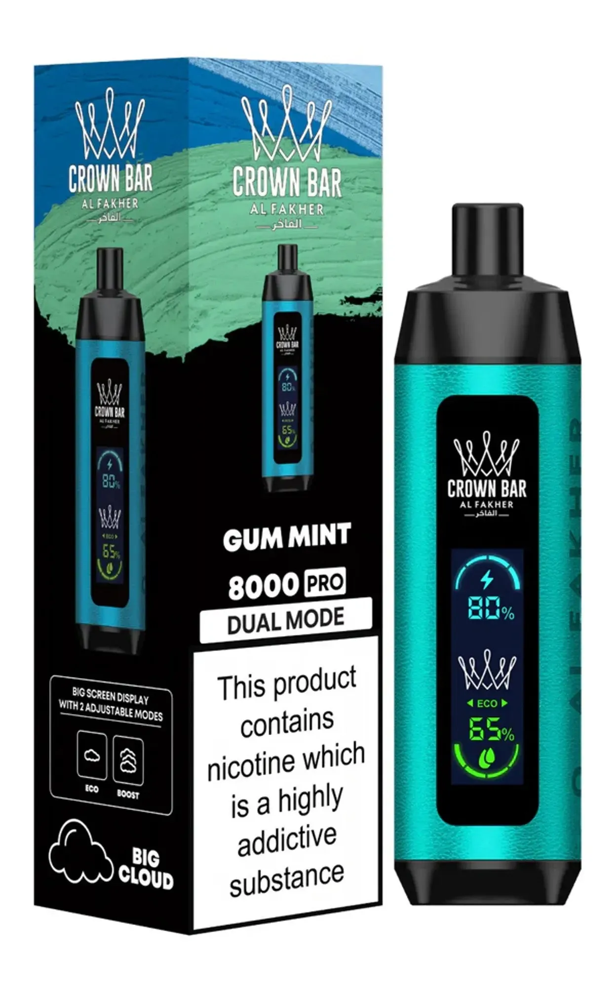 Al Fakher Crown Bar PRO 8000 Puffs