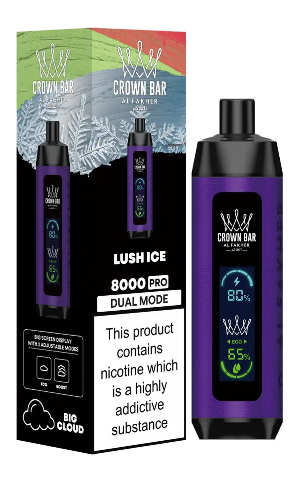 Al Fakher Crown Bar PRO 8000 Puffs