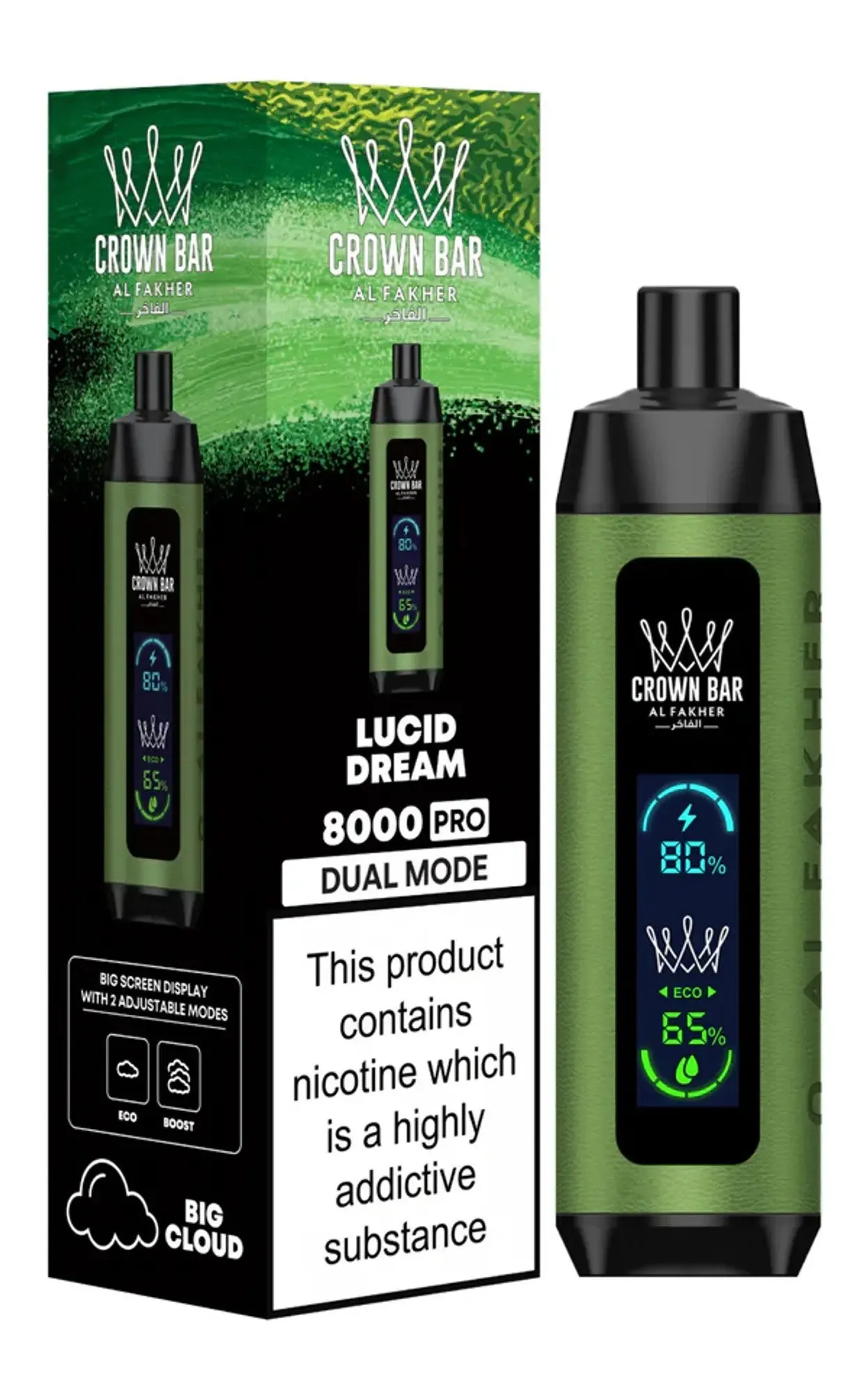 Al Fakher Crown Bar PRO 8000 Puffs