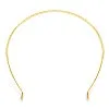 Alice band metal gold plated 135mm (1)
