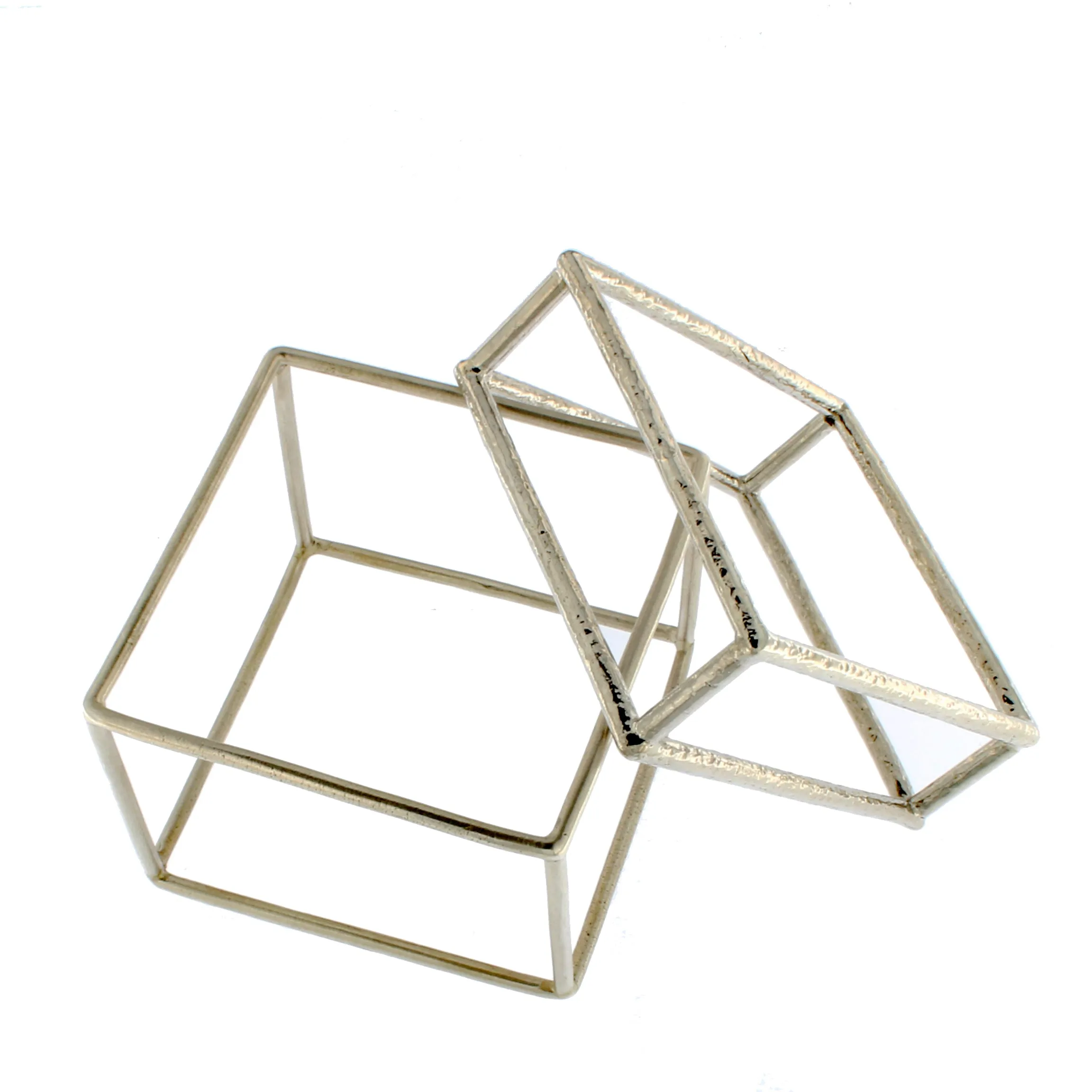 CUBE - SILVER - CU015 RECTANGULAR CUFF