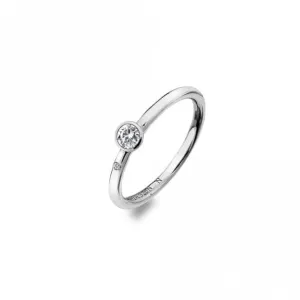 Hot Diamonds White Topaz Tender Solitaire Ring DR206