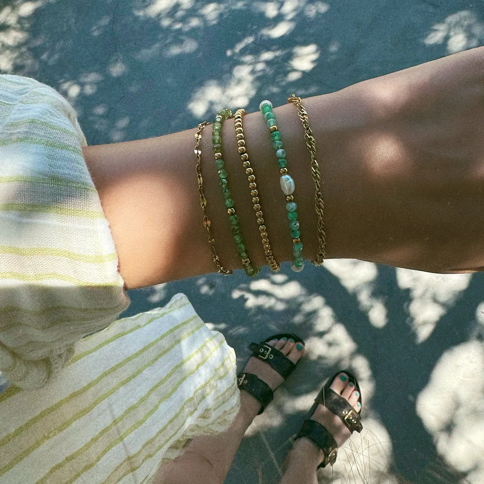 Lila Pearl Bracelet