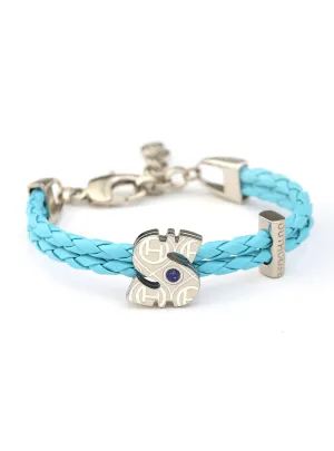 OH Dopamine Bond Bracelet in Arctic Blue, Silver Finish